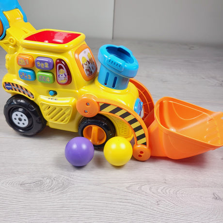 GFST4 - VTech Pop-a-Balls Push Pop Bulldozer (sorry, no shipping)