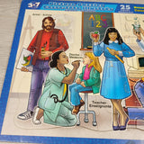 GFST4 - Puzzlep Patch 25pc Careers tray style jigsaw puzzle