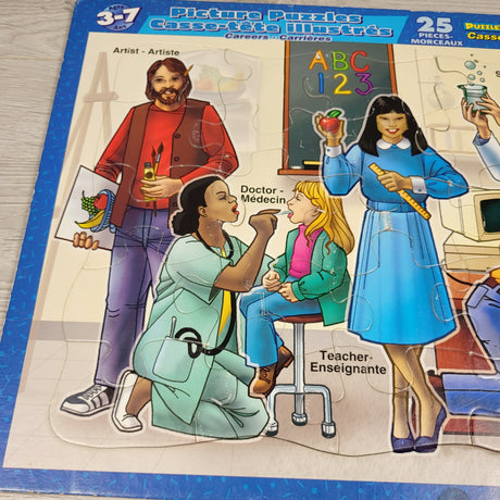 GFST4 - Puzzlep Patch 25pc Careers tray style jigsaw puzzle