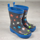 HWIL1 - Hatley rain boots with stars. Size 7