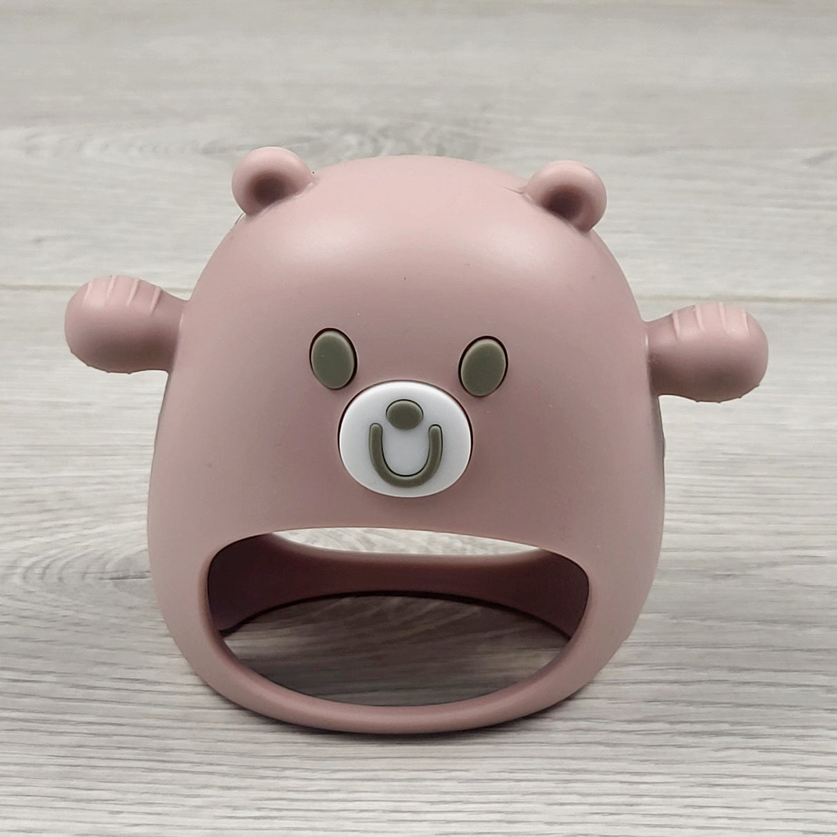 MWLL4 - Bear shape silicone teething mitt