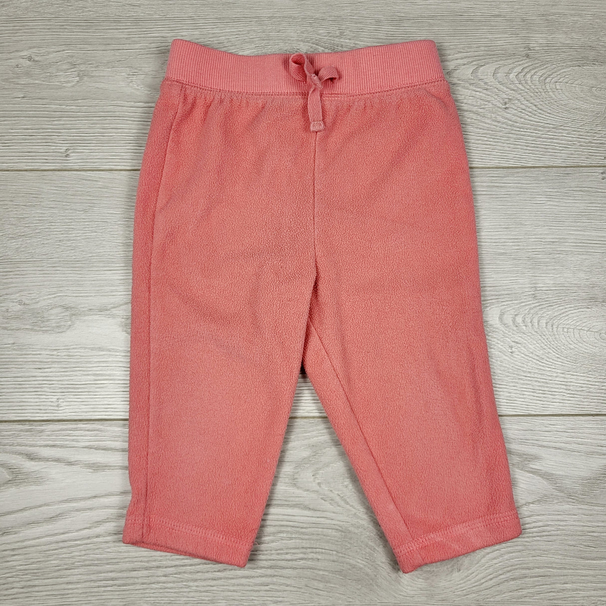 MWLL4 - George pink fleece pants. Size 6-12 months
