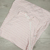KAMG1 - Perlimpinpin pink circle pattern lightweight sleep sack. Size 18-36 months