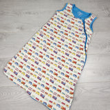 KAMG1 - Hatley sleep sack with trains. Size 6-12 months