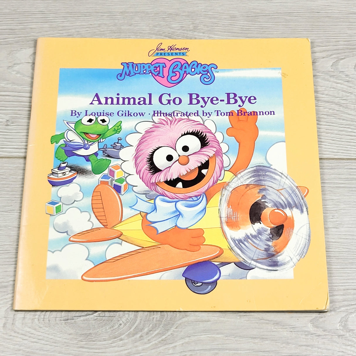MRSH1 - Vintage 1986 Muppet Babies soft cover book