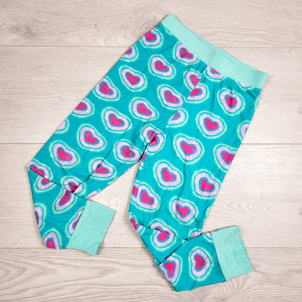 TEMA1 - Hatley bamboo PJ pants with hearts. Size 6