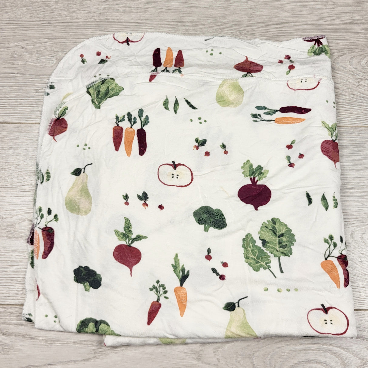 AMST4 - Angel Dear Watercolor Veggies Bamboo Swaddle Blanket