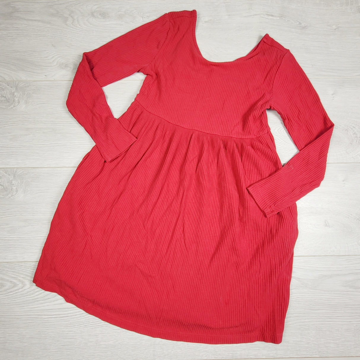 DLJ1 - Old Navy red ribbed dress. Size 8