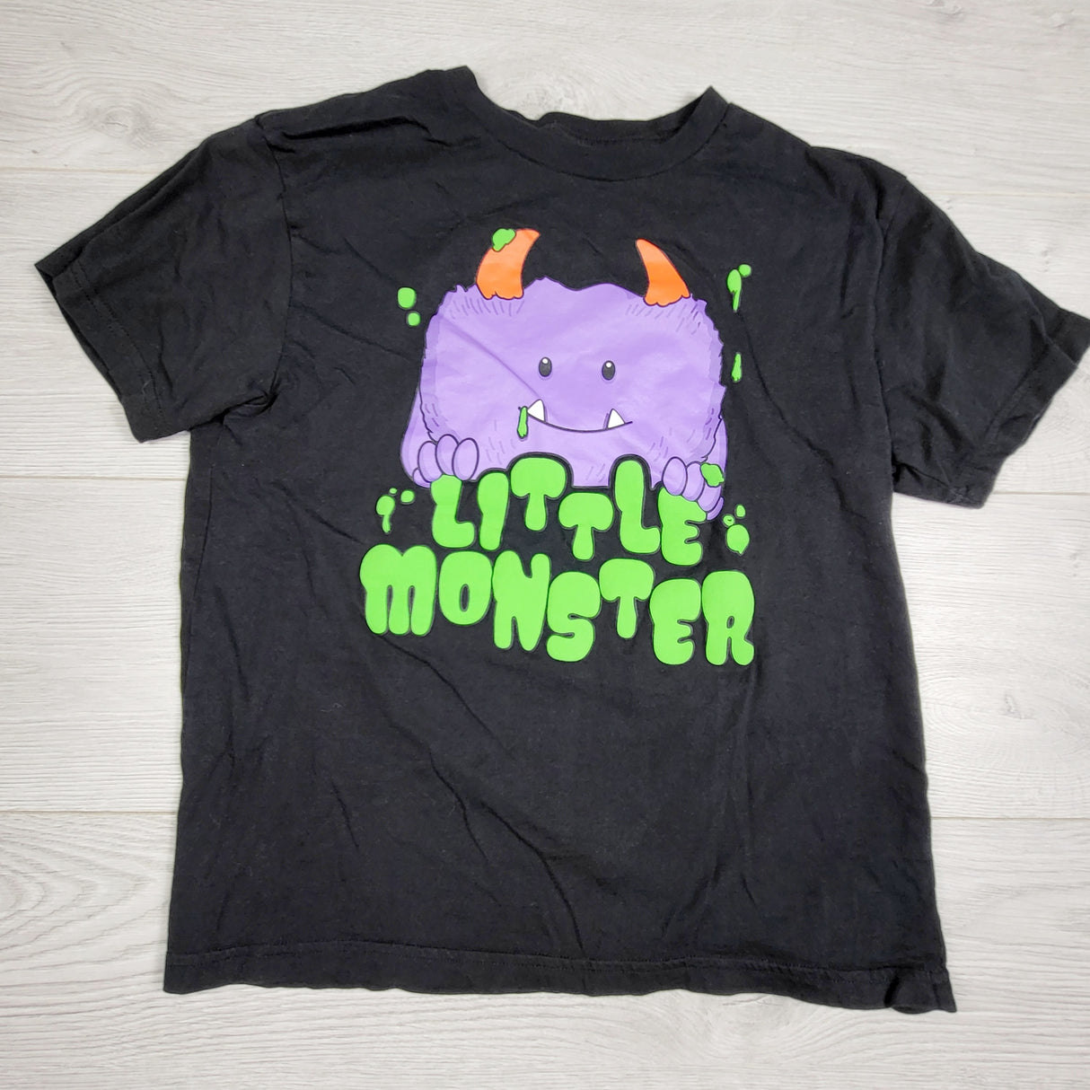 DLJ1 - Celebrate It black "Little Monster" t-shirt. Size medium