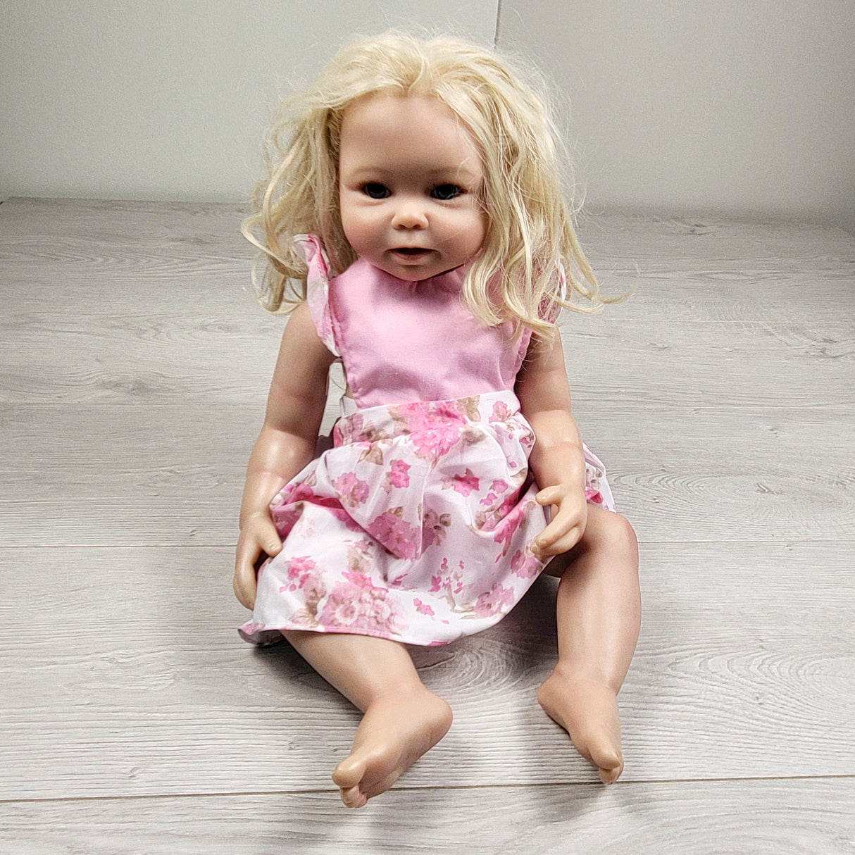 KTBL3 - Toddler sized weighted Reborn style vinyl doll (sorry, no shipping)