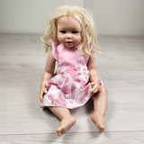 KTBL3 - Toddler sized weighted Reborn style vinyl doll (sorry, no shipping)