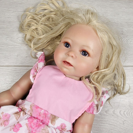 KTBL3 - Toddler sized weighted Reborn style vinyl doll (sorry, no shipping)