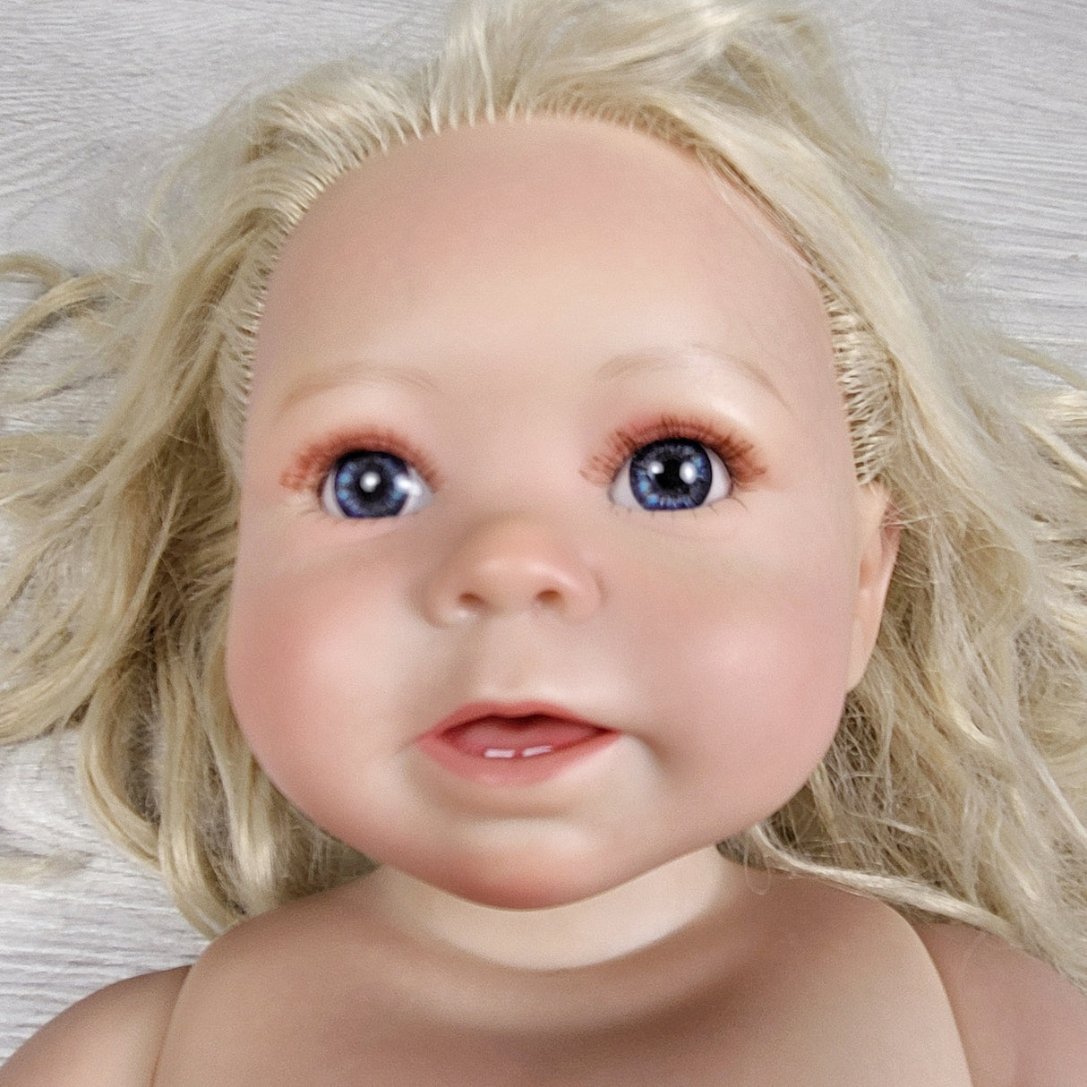 KTBL3 - Toddler sized weighted Reborn style vinyl doll (sorry, no shipping)