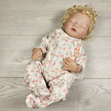 KTBL3 - Sleeping infant Reborn style vinyl doll