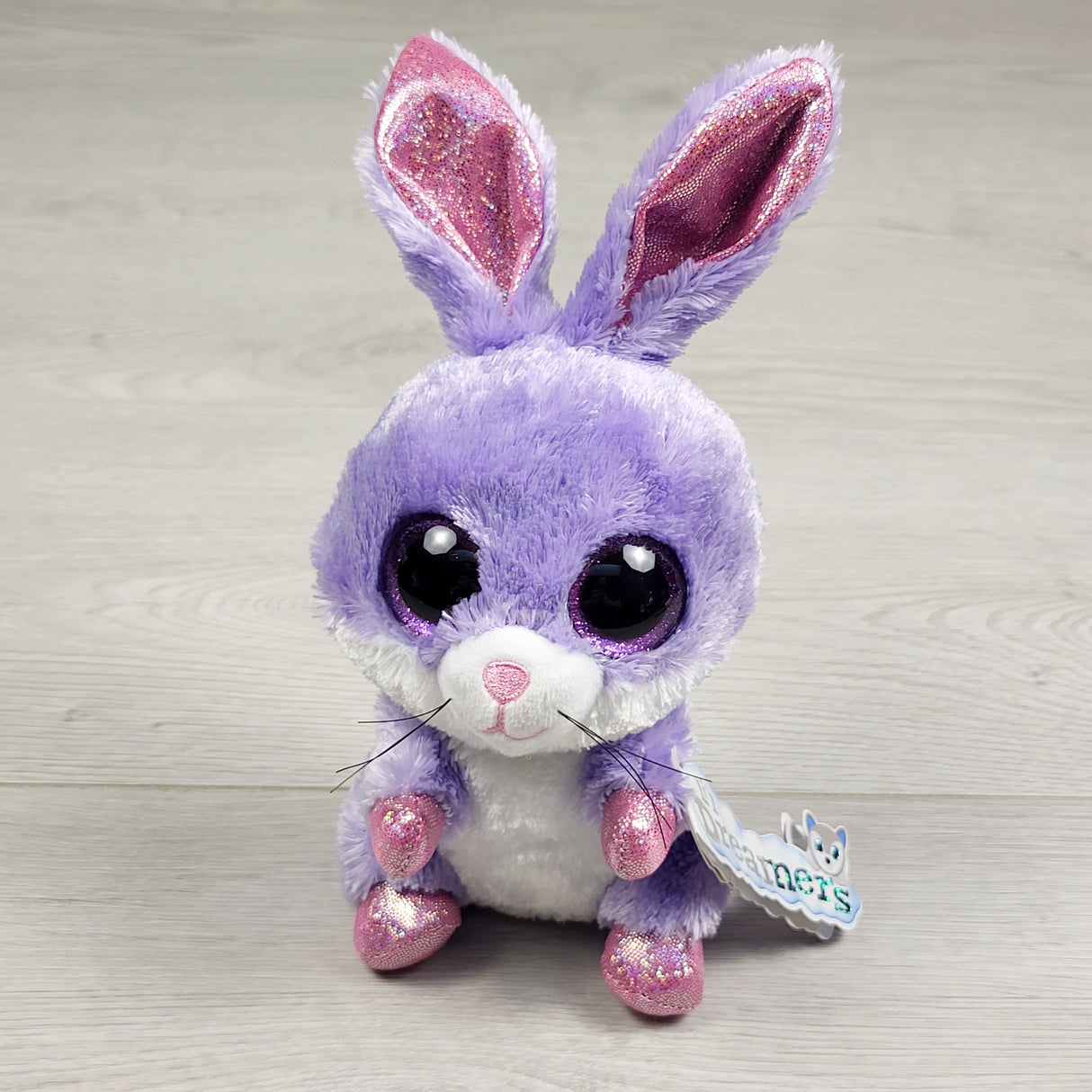 KTBL3 - NEW - Ty purple bunny Beanie Boo plush