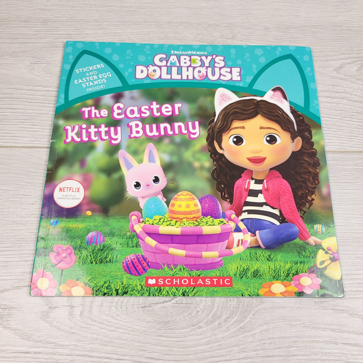 KTBL3 - The Easter Kitty Bunny. Gabby's Dollhouse board book