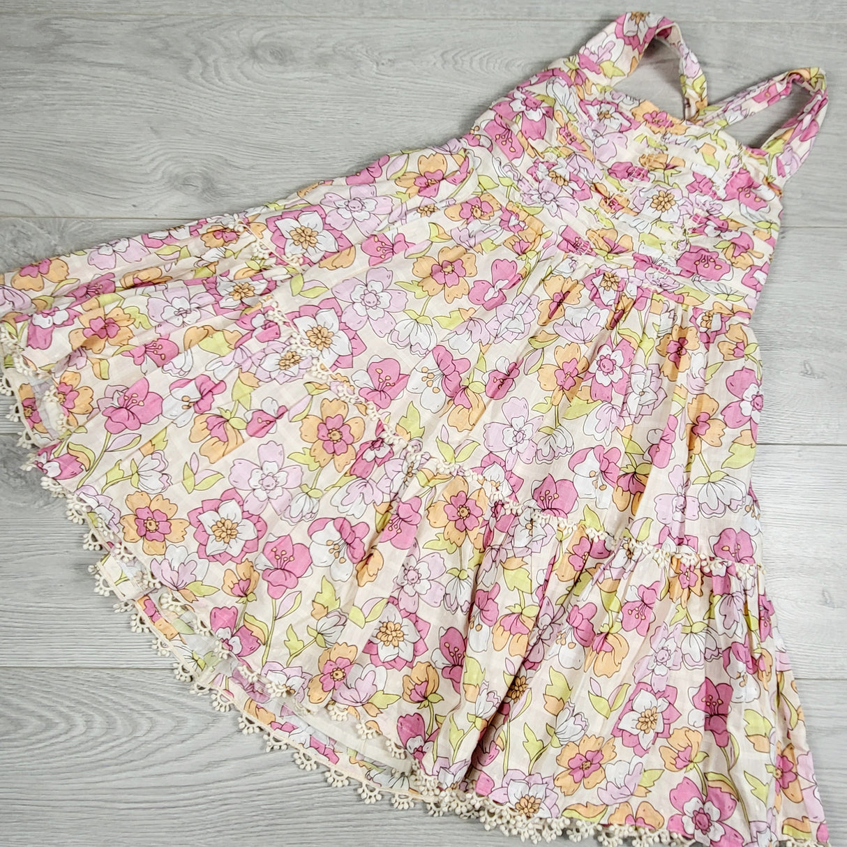 KTBL3 - Haute Hippie floral print dress. Size 8
