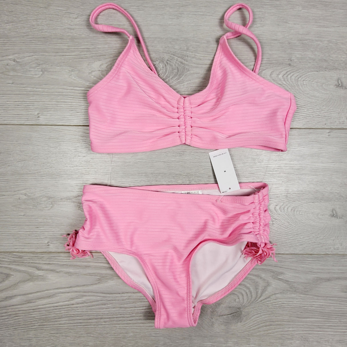 DLJ2 - NEW - Old Navy pink 2pc swimsuit. Size medium