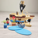 TEMA2 - Bigjigs Toys wooden pirate playset