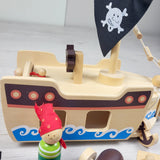 TEMA2 - Bigjigs Toys wooden pirate playset