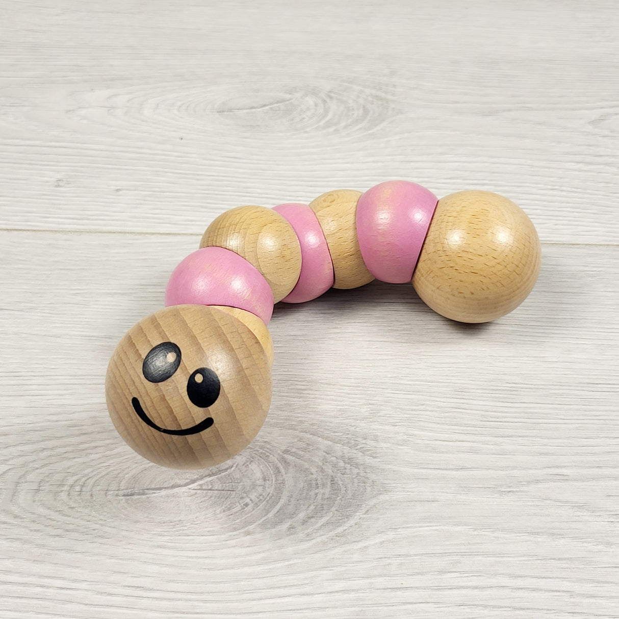 TEMA2 - BeginAgain wooden inch worm toy
