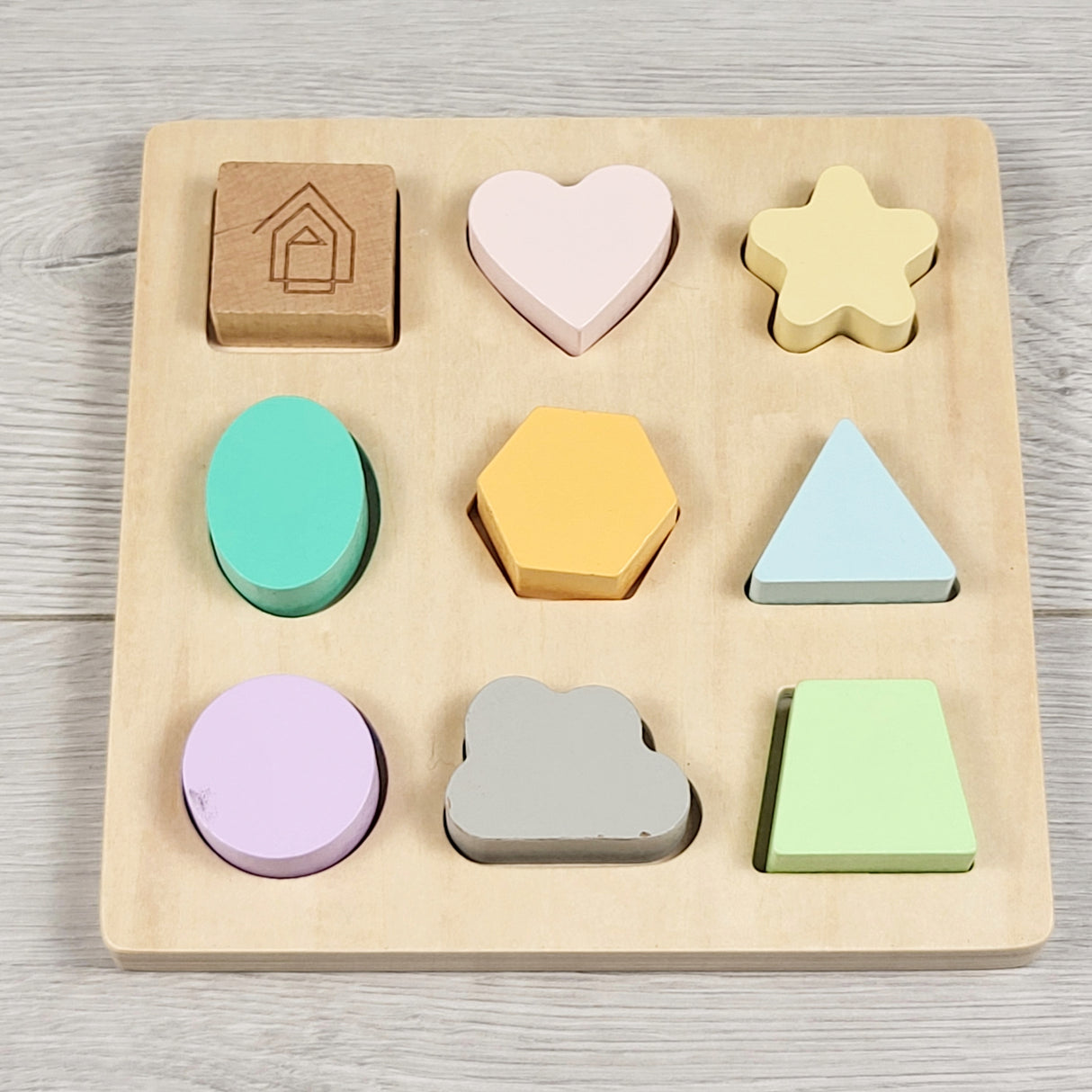 TEMA2 - Coco Village wooden shapes puzzle