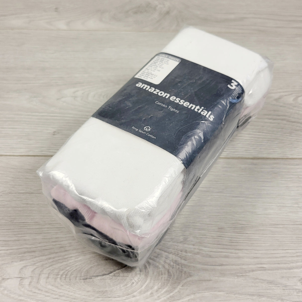 TCLW1 - NEW - Amazon Essentials 3-pack of tights. Size 4-6X