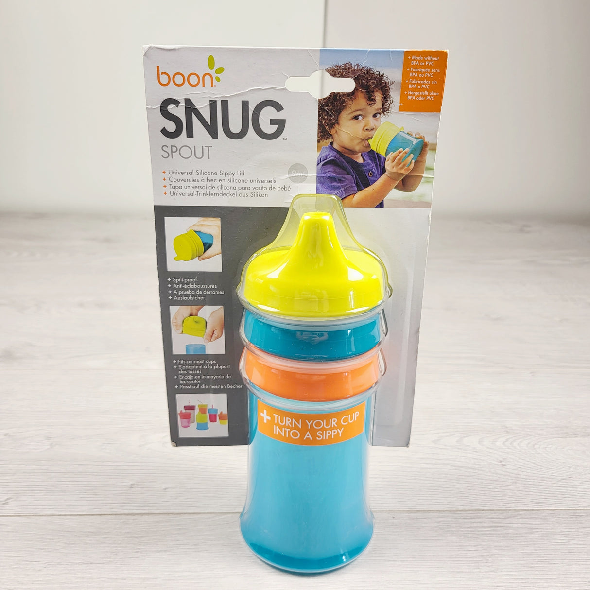 KAMG2 - NEW - Boon SNUG Universal Silicone Sippy Lids