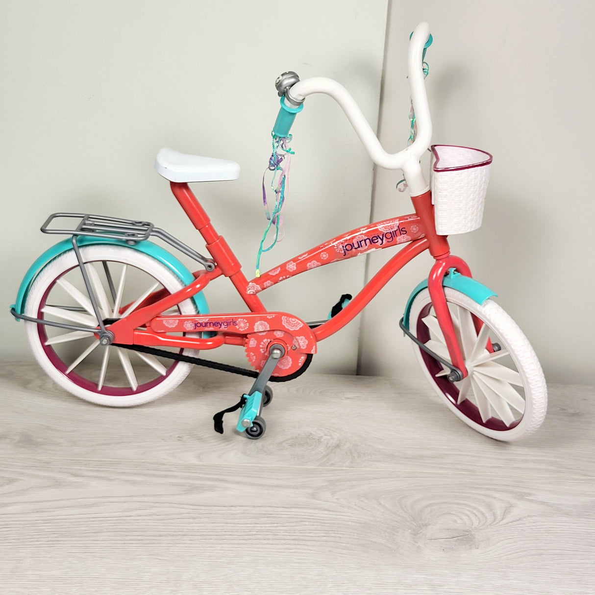 DAMO2 - Journey Girls 18 inch doll bicycle (sorry, no shipping)