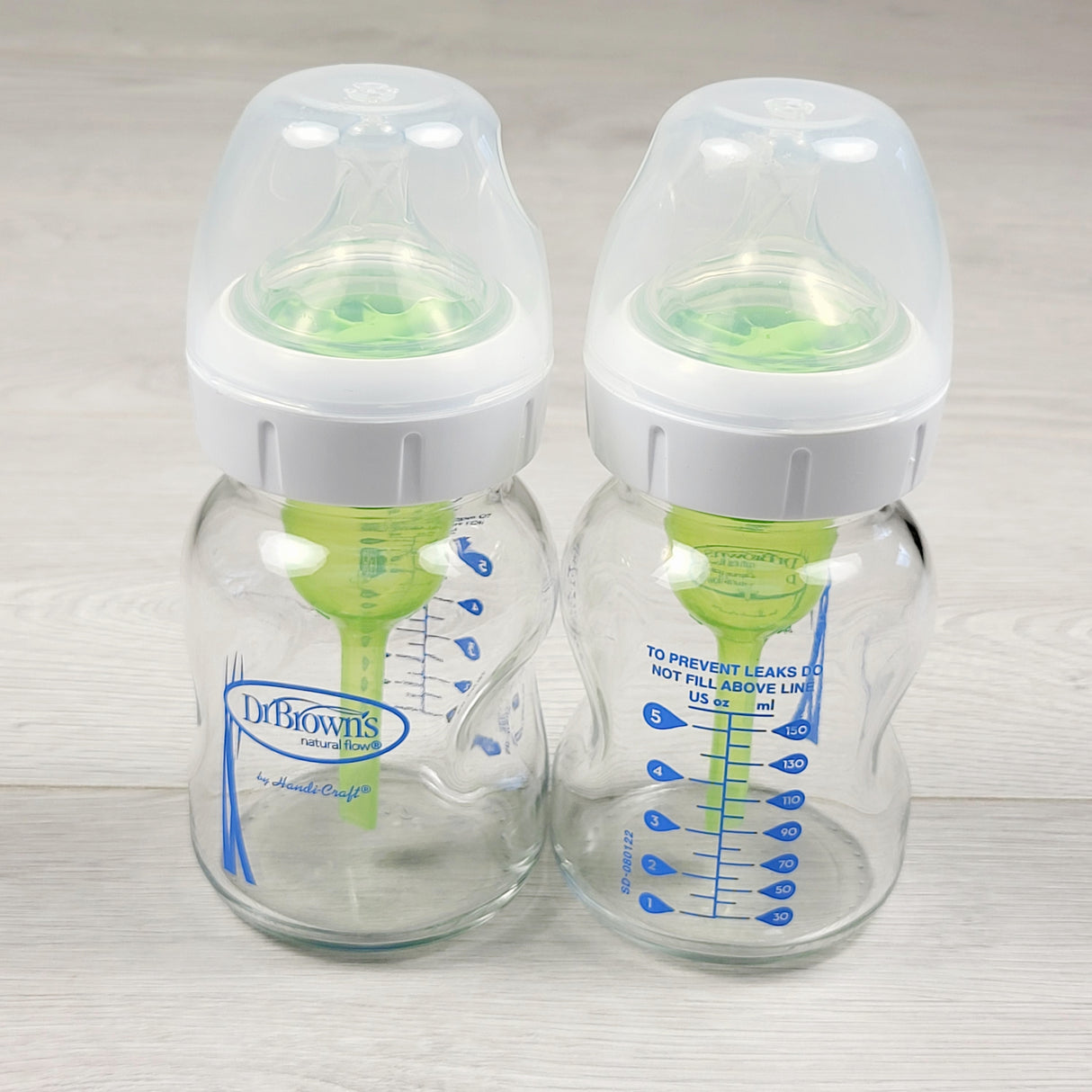 RXC2 - Dr. Browns 2pc oz glass botttles (no shipping)
