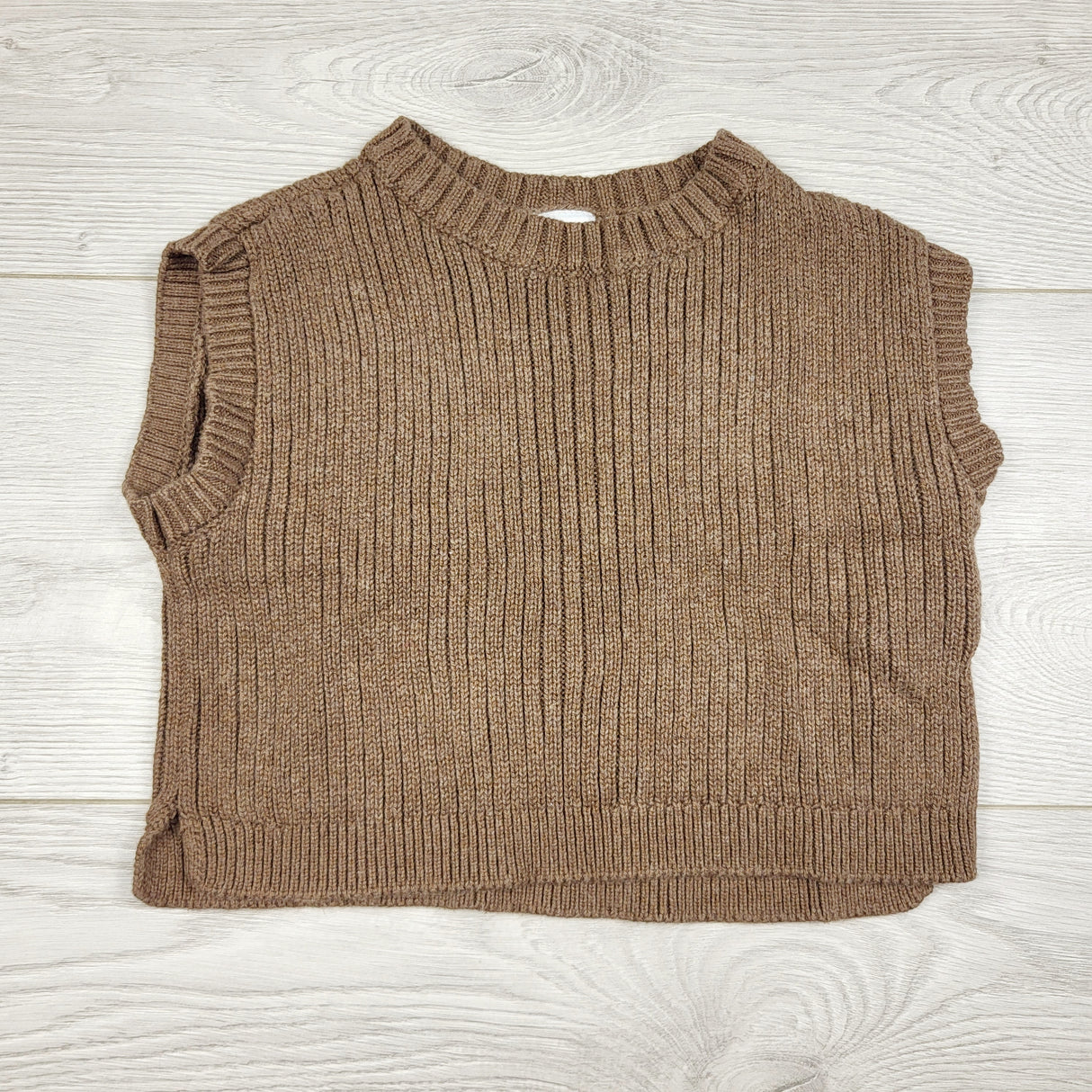 RXC2 - Carters brown sweater vest. Size 6 months