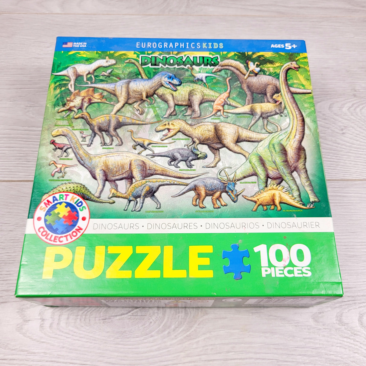 DAMO3 - Eurographics 100pc Dinosaurs puzzle