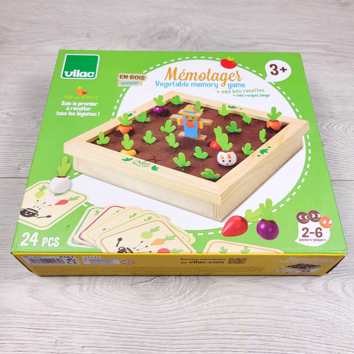 DAMO3- Vilac Mémotager (Vegetable Garden Memory Game)