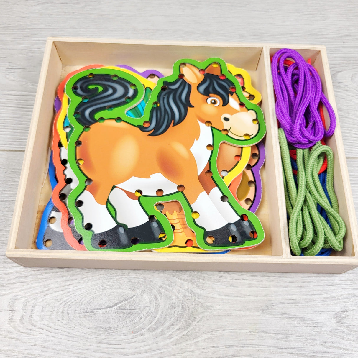 DAMO3 - Melissa and Doug Lace and Trace Farm Set