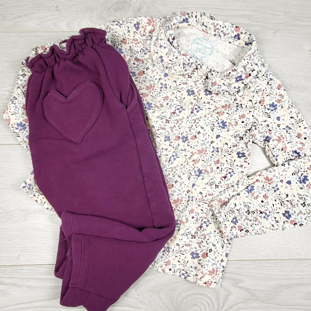 VIBU1 - Leigh Tucker Willow 2pc set. Size 3/4T