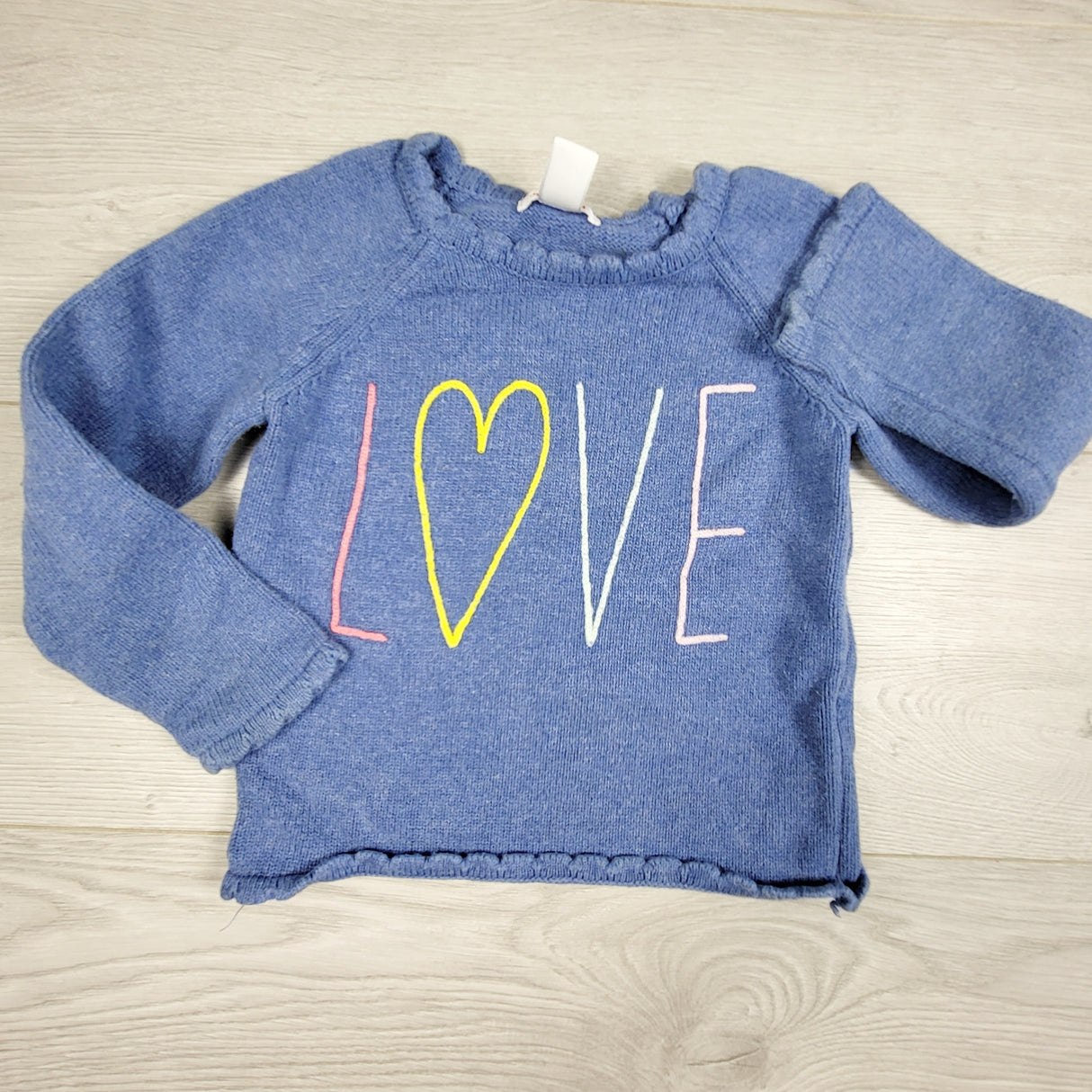 RABR1 - Joe blue "Love" sweater. Size 3T