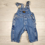 KAMG3 - Vintage 1990s Oshkosh denim overalls. Size 6-9 months