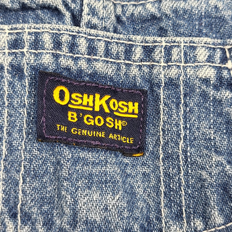 KAMG3 - Vintage 1990s Oshkosh denim overalls. Size 6-9 months
