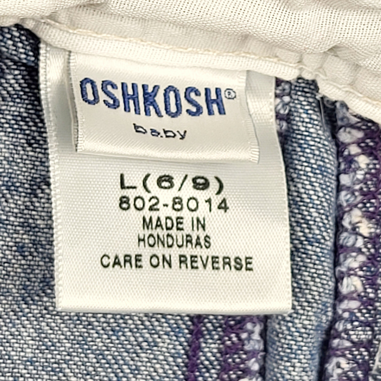 KAMG3 - Vintage 1990s Oshkosh denim overalls. Size 6-9 months