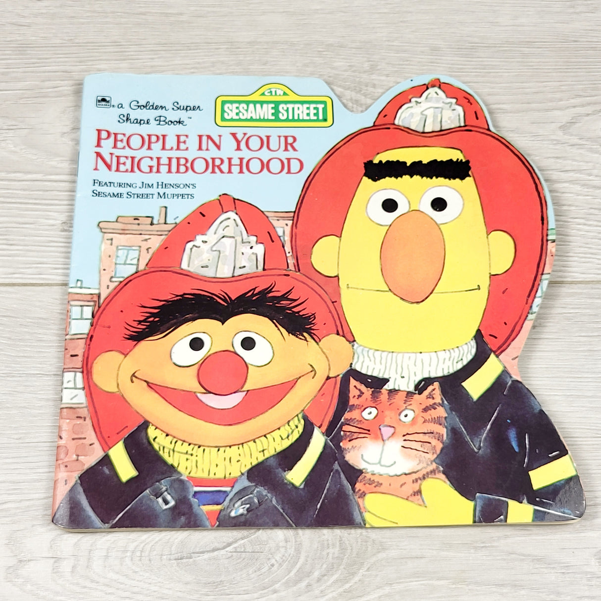 PBQ1 - Vintage 1983 People in Your Neighborhood Sesame Street book