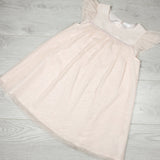VIBU33 - Next pink sparkly special occasion dress. Size 6/7