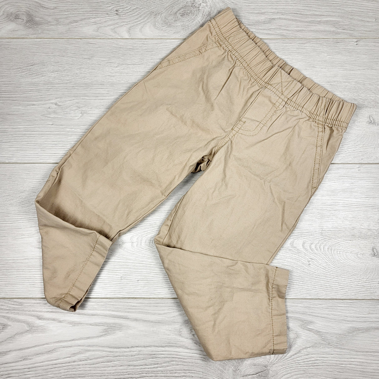 ROWB1 - Carters beige pull on pants. Size 3T