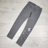 SKOT2 - Cat and Jack grey leggings with sloth. Size 6/6X