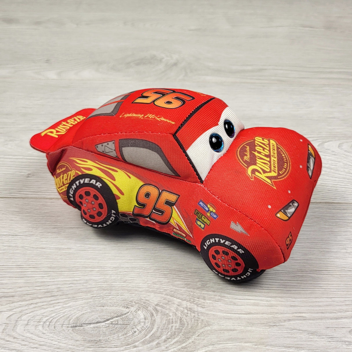 RABR2 - Plush Pixar Lightening McQueen car