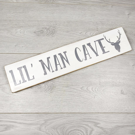 RABR2 - Lil' Man Cave wooden sign (sorry, no shipping)