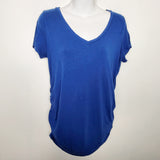 RELL1 - Motherhood Maternity blue maternity t-shirt. Size medium