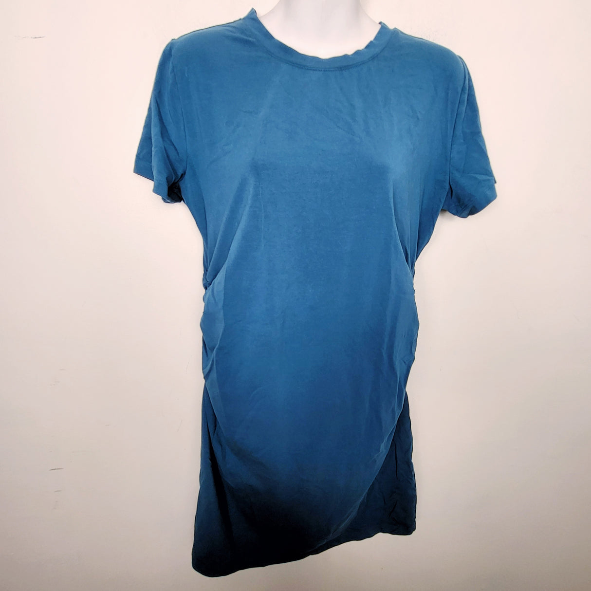 RELL1 - Thyme Maternity teal t-shirt dress. Size medium