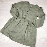 MGHN1 - Child of Mine green polka dot dress. Size 3T