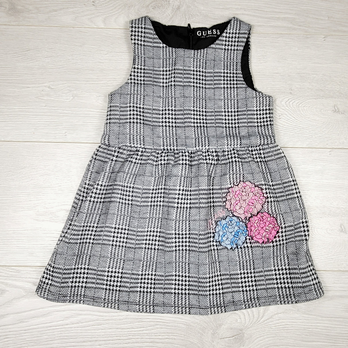 MGHN1 - Guess houndstooth patterned dress. Size 24 months