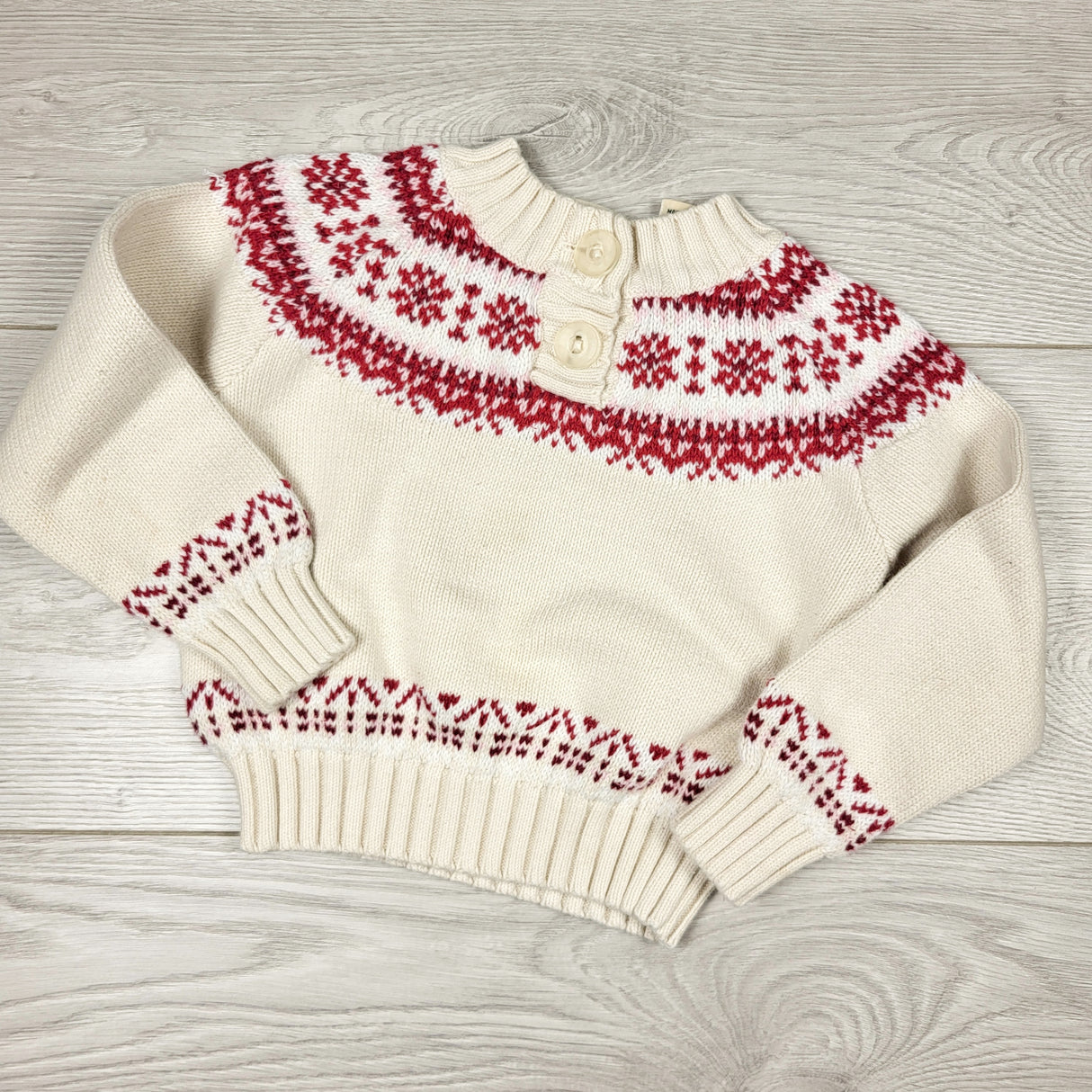 MGHN1 - L.L. Bean Fair Isle knit sweater. Size 2T